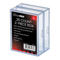 2-Piece 25 Count Clear Storage Box (2-pack)