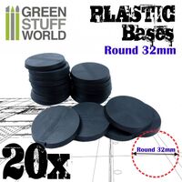 Plastic Round Base 32mm (20)