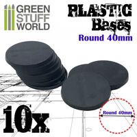 Plastic Round Base 40mm (10)