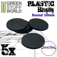 Plastic Round Base 50mm (5)