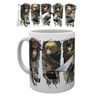 Attack on Titan S2 Character Montage Mug Ceramic