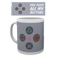 Push My Buttons Ceramic Mug