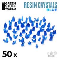 Resin Crystals Medium Blue