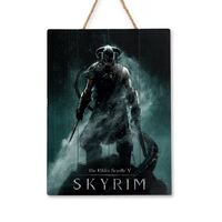 Skyrim WoodArts Wooden Wall Art 30x40cm Dragonborn