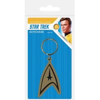Star Trek Rubber Keychain Insignia 6cm