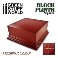 Block Plinth 10cm Squared Hazelnut