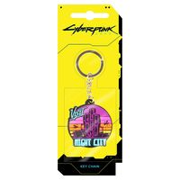 Cyberpunk 2077 Visit Night City Keychain