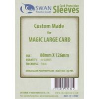 Swan Sleeves 88mm X 126mm MAGIC LARGE CARD (50 pieces)