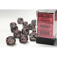 Translucent Smoke/Red16mm Dice Block™ (12)