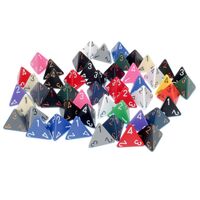 Opaque Polyhedral Dice: D4