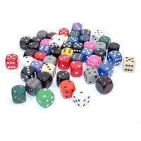 Opaque Polyhedral Dice: D6 16mm Pips