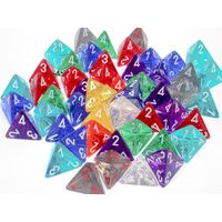 Translucent Polyhedral Dice: D4