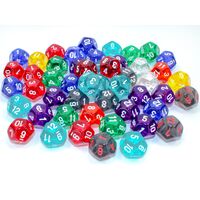 Translucent Polyhedral Dice: D12