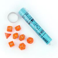 Lab Dice™ Gemini® Heavy Orange/Turquoise 7D Set