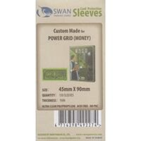 Swan Sleeves 45mm X 90mm POWER GRID (150 pieces)