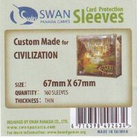 Swan Sleeves 67mm X 67mm CIVILIZATION