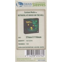 Swan Sleeves 57mm X 110mm BETRAYAL AT HOUSE ON THE HILL (160 pieces)
