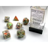 Festive® Vibrant/brown 7-Dice Set