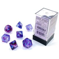 Nebula® Nocturnal™/blue Luminary™ 7-Dice Set