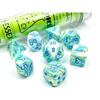 Festive® Garden/blue 7-Dice Set
