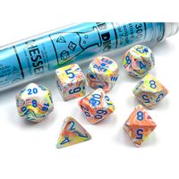 Festive® Kaleidoscope/blue 7-Dice Set