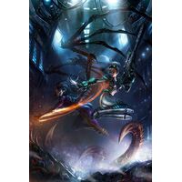 Starcraft Wallscroll: Kerrigan and Nova  (Paper) 100cm x 77cm