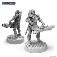Half-Orc Soldier - Starfinder