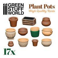 Plant Pot Resin Set (17)