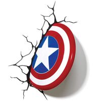 Marvel 3D LED Captain America Shield