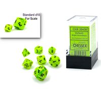 Vortex® Bright Green/black Mini 7-Die Set