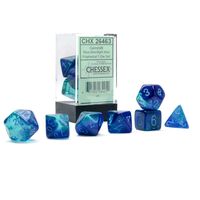 Gemini® Blue-Blue/Light blue Luminary™ 7-Dice Set