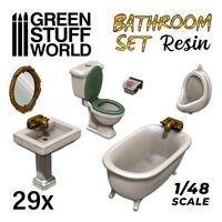 Resin Toilet and WC Scale 1/48