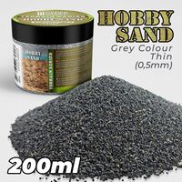 Hobby Sand - Thin Dark Grey Colour 200ml