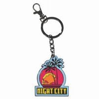 Cyberpunk 2077: Night City Rubber Keychain