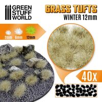 Grass Tufts 12mm - Winter
