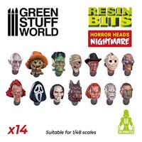 Horror Heads 3D Printed Set