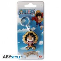One Piece Luffy PVC Keychain