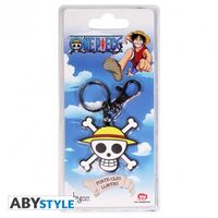 ONE PIECE SKULL LUFFY METAL KEYCHAIN