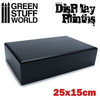 Rectangled Plinth 25x15cm Black