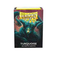 Dragon Shield Sleeves Standard Size - Matte Turquoise (100 Sleeves)