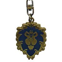 WORLD OF WARCRAFT ALLIANCE METAL KEYCHAIN