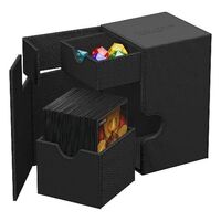 Flip 'n' Tray 100+ Deck Box - XenoSkin Black