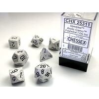 Speckled Artic Camo 7-Dice Set