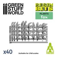 Fern leaves 3D printed set
