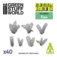 Fern leaves 3D printed set