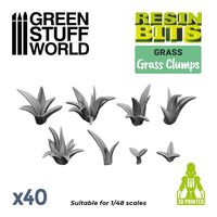 Grass Clumps 3D Printed Set