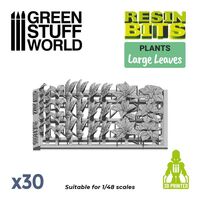 Large Leaves 3D Printed Set
