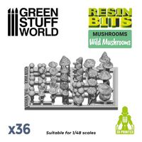 Wild Mushrooms 3D Printed Set