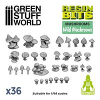 Wild Mushrooms 3D Printed Set