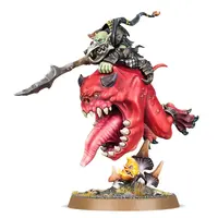 Gloomspite Gitz: Loonboss on Giant Cave Squig